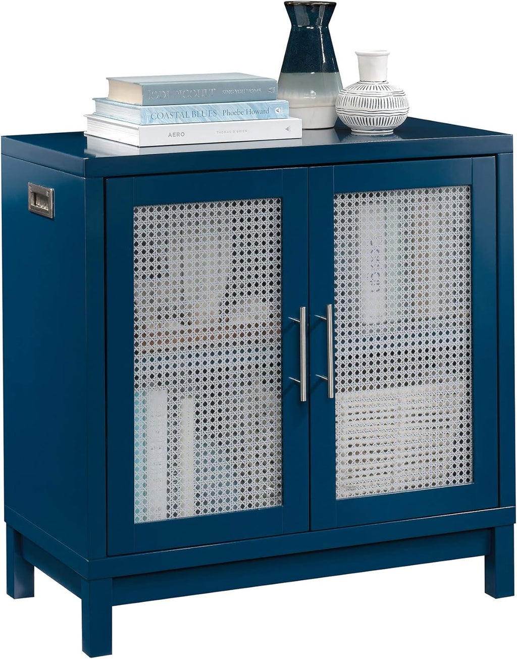 Navy Accent Storage Cabinet B823
