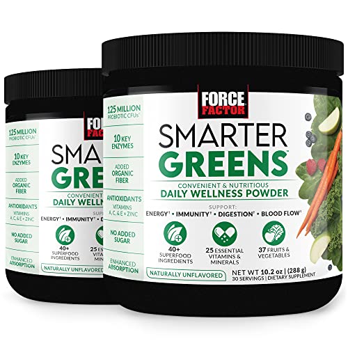 Unflavored Greens Superfood Powder with Vitamins Minerals & Probiotics I2677