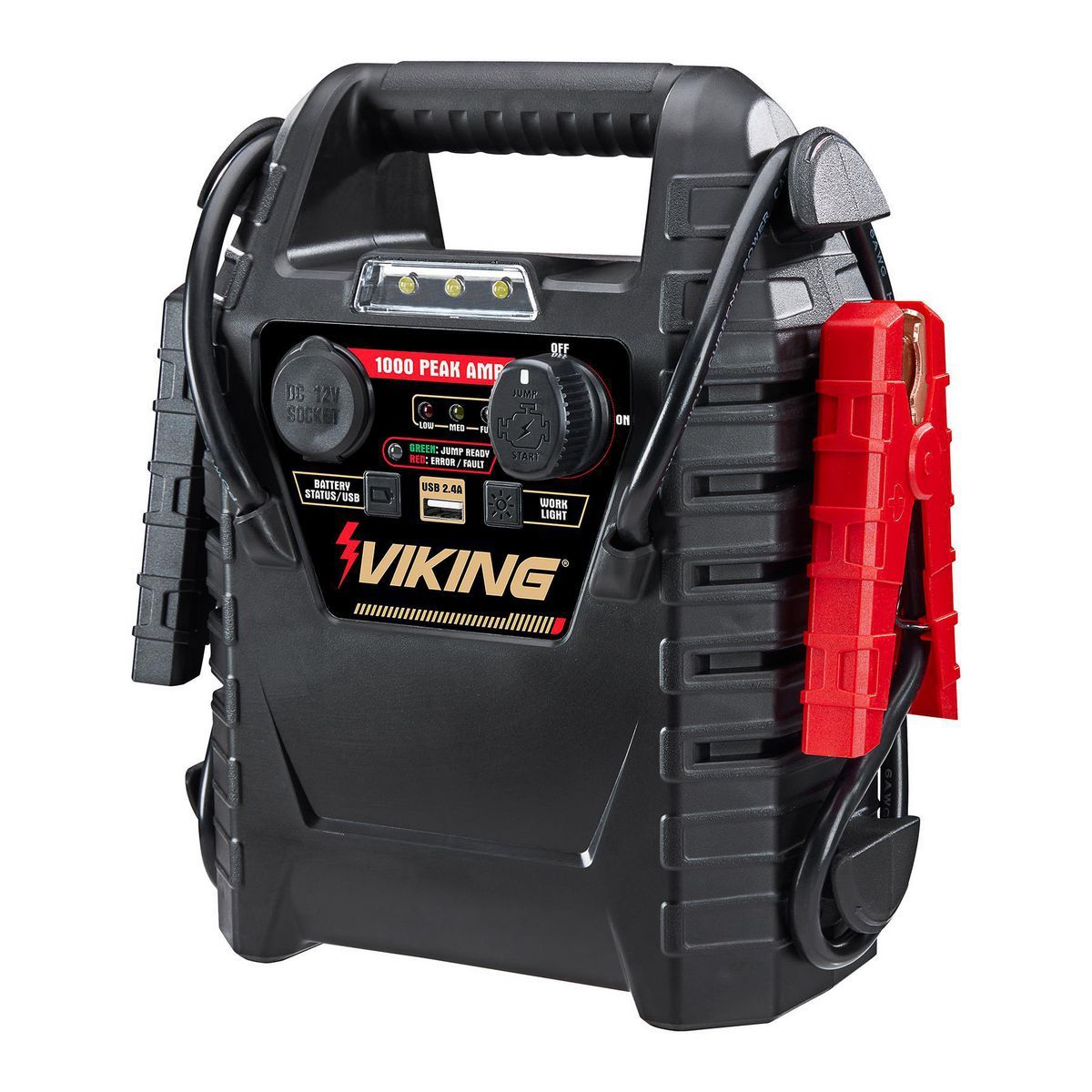 1000 Peak Amp Jump Starter and Power Pack with 150 PSI Air Compressor E8198