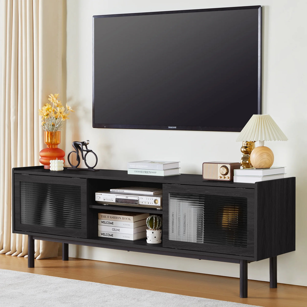 TV Stand up to 70 Natural Beige Q8058