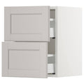 White Wall Cabinet with 2 Drawers F953