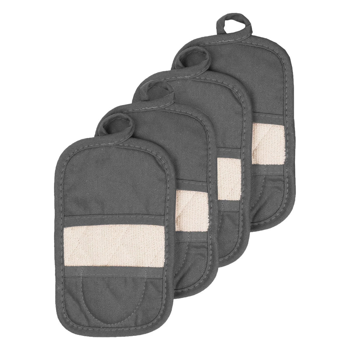 100% Cotton Pot Holder Set of 4 K9927