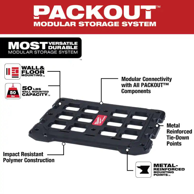 Tool Storage Crate with Mounting Plate M7633