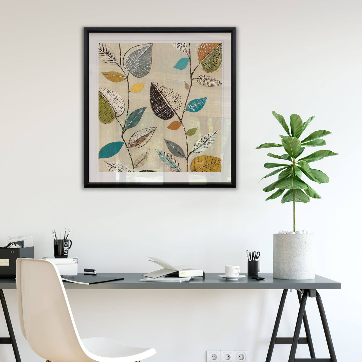 Framed Giclee Print 32x32 X22673