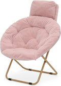 Oversized Foldable Saucer Chair with Head Rest I245