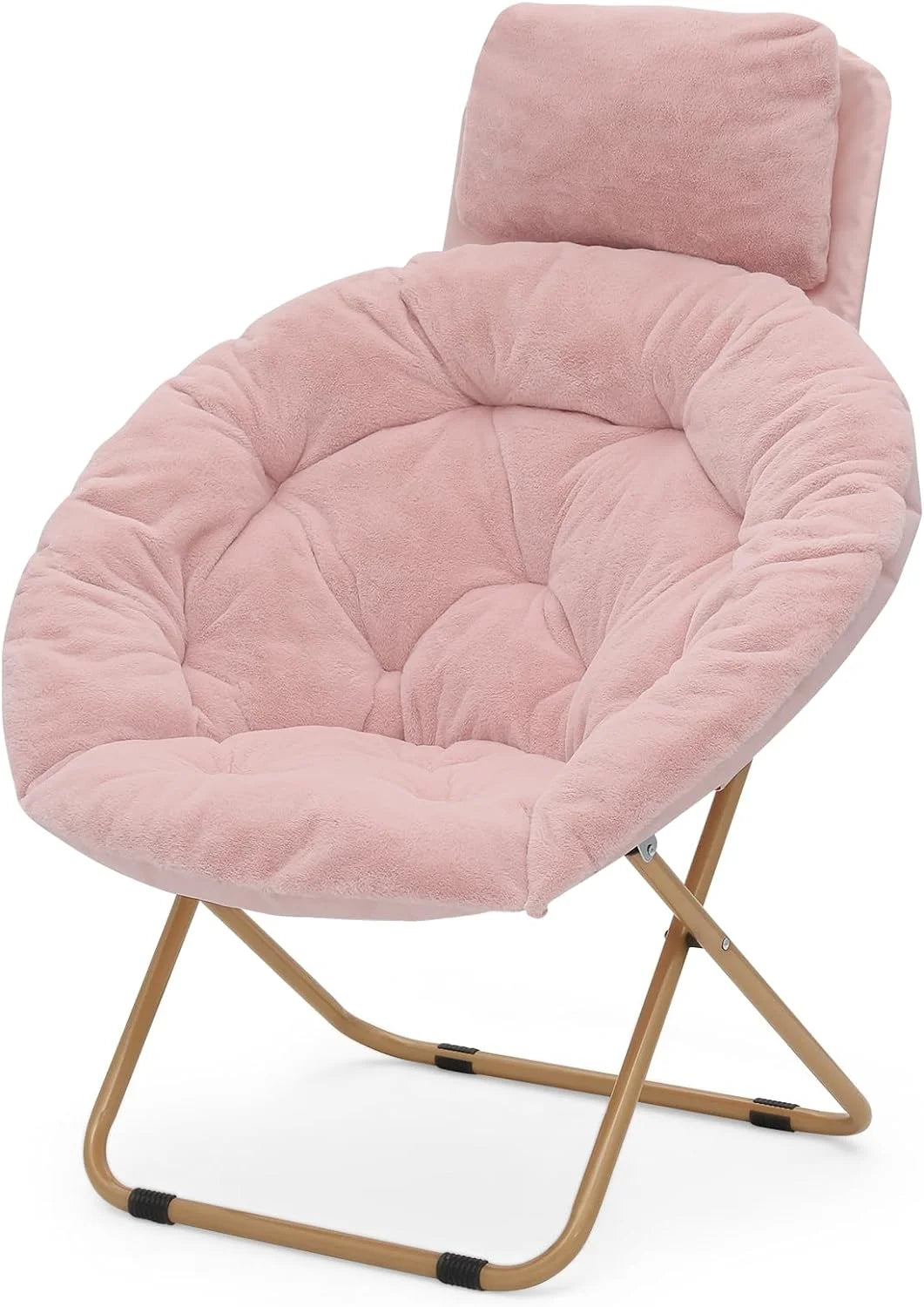 Oversized Foldable Saucer Chair with Head Rest I245