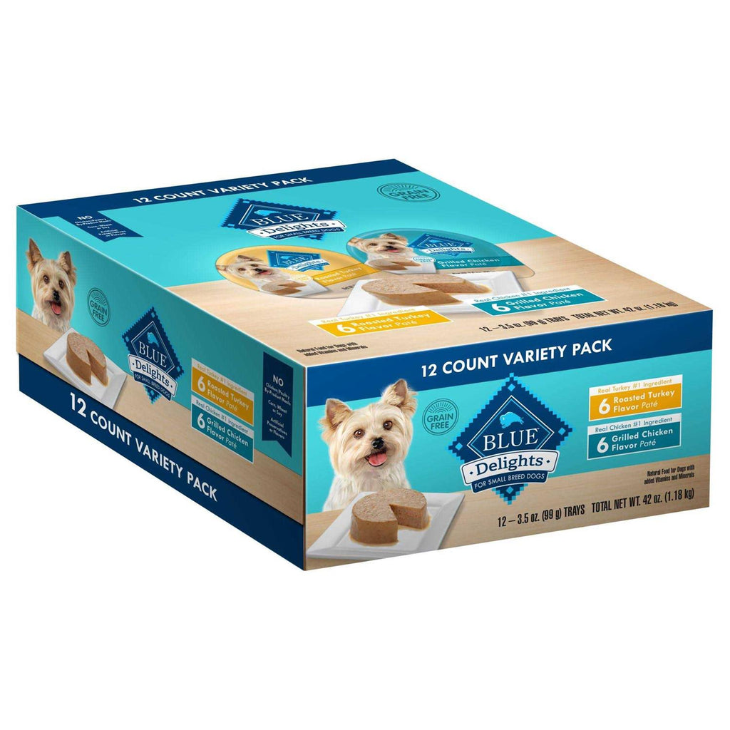 Natural Small Breed Wet Dog Food Turkey & Chicken Variety Pack G7964