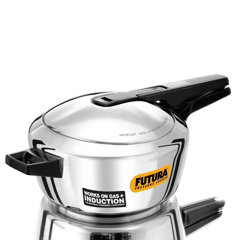 Induction Compatible 4-Liter Stainless Steel Pressure Cooker I68524