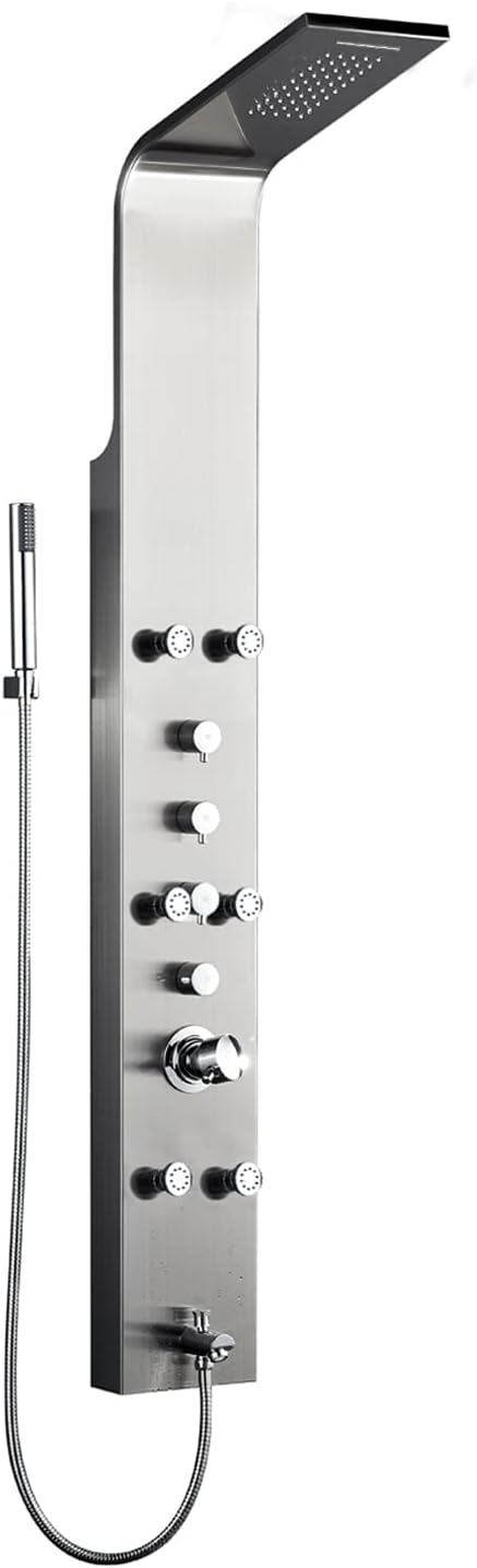 Real #304 Stainless Steel Wall Mount Shower Panel System S11160