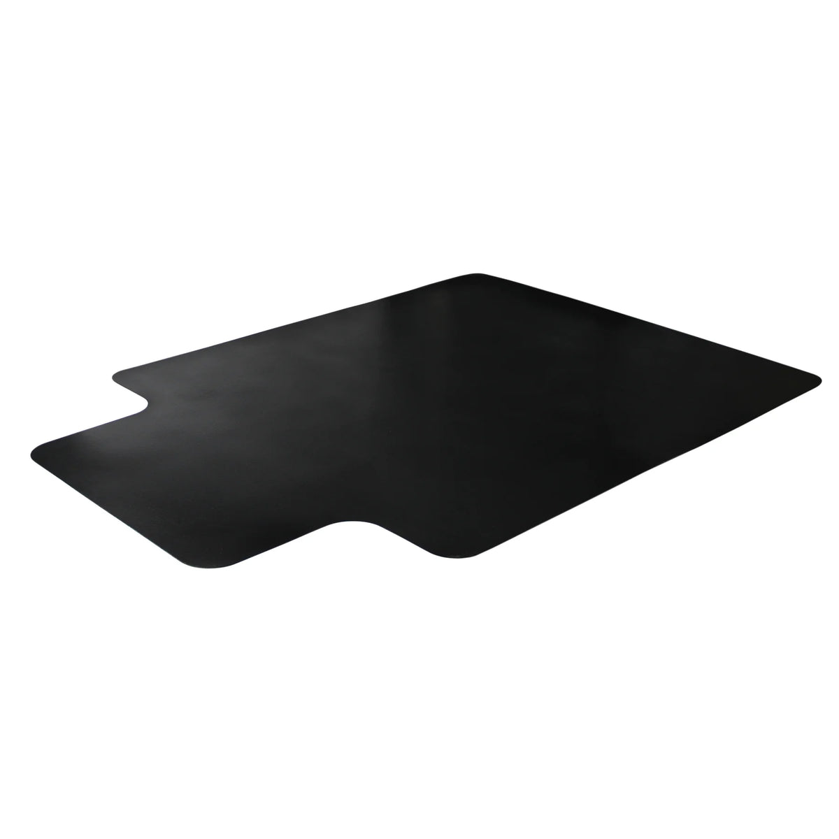 Black Vinyl Lipped Chair Mat for Carpets 36" x 48" R73138