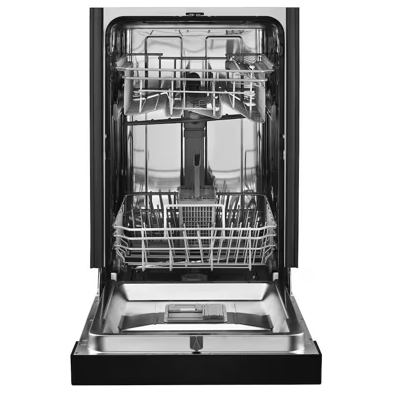 Black 18 in. Built-In Dishwasher with 5 Cycles 50 dBA W25602