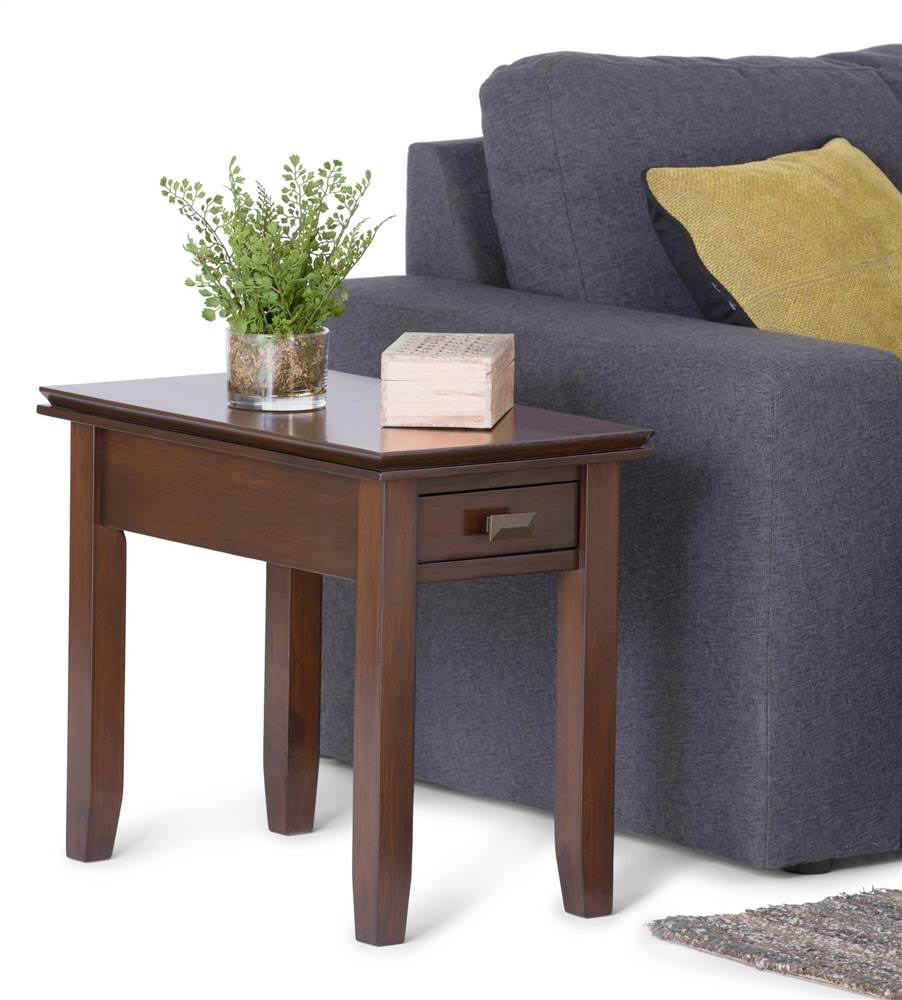 Russet Brown Narrow Side Table N72316