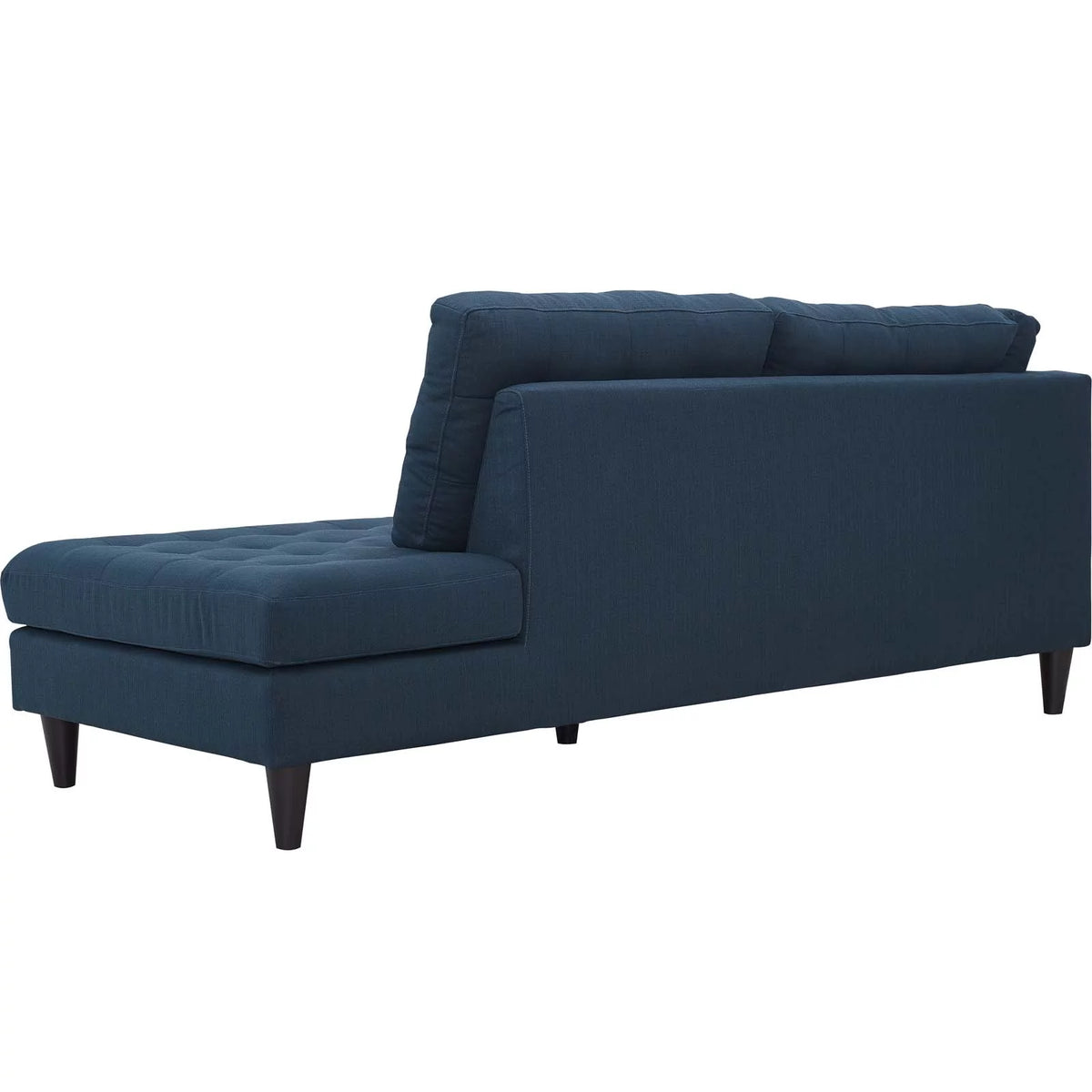 Navy Blue Fabric Sectional Sofa U168155