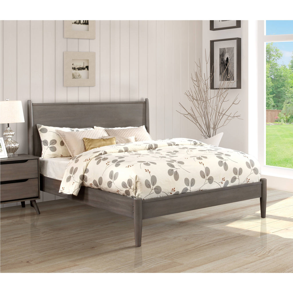 Grey King Platform Bed D36975