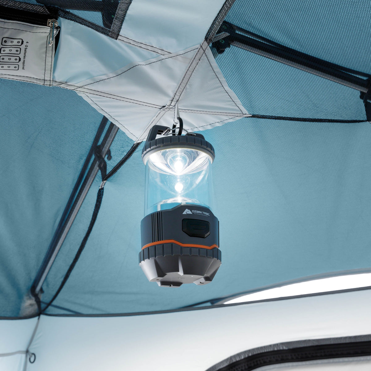 6-Person Instant Cabin Tent with LED Light U546379