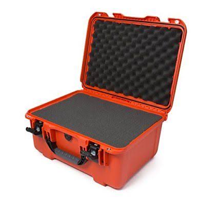 Orange Waterproof Hard Case with Foam Insert L6387