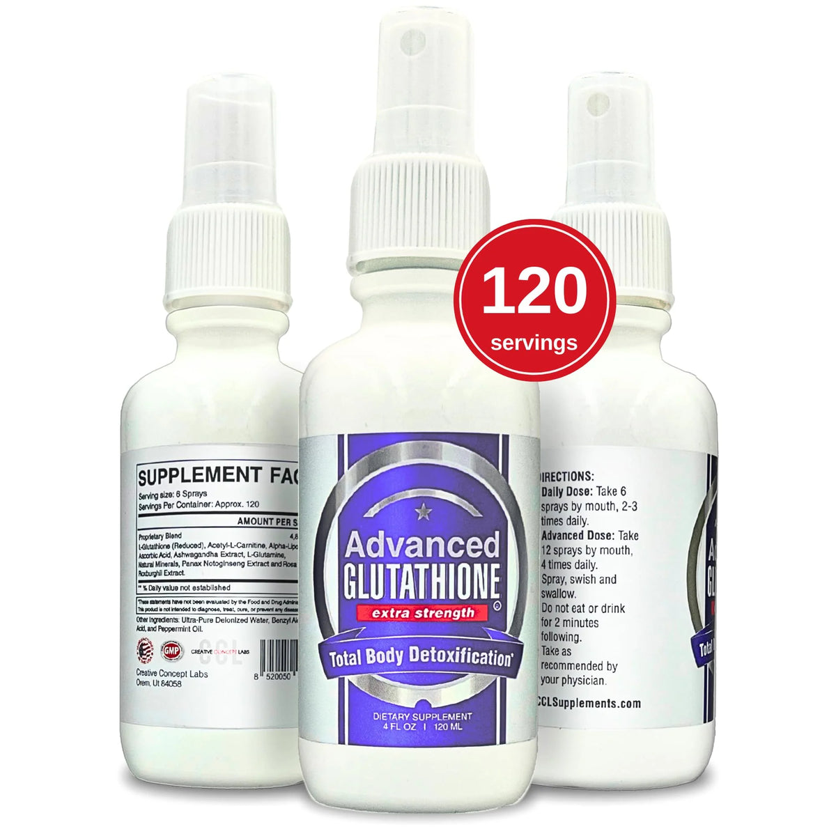 Glutathione Liquid Supplement Spray I3077