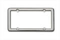 License Plate Frame Black Chrome K932