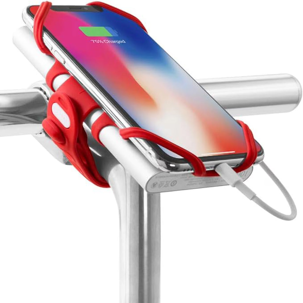 Bike Tie Pro Pack-Red 2-in-1 Phone + PowerBank Holder for Bicycle Motorcycle T290912