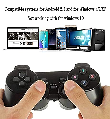 2.4GHz USB Wireless Game Controller Gamepad Joystick W968