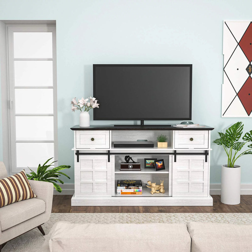 White TV Stand N6287