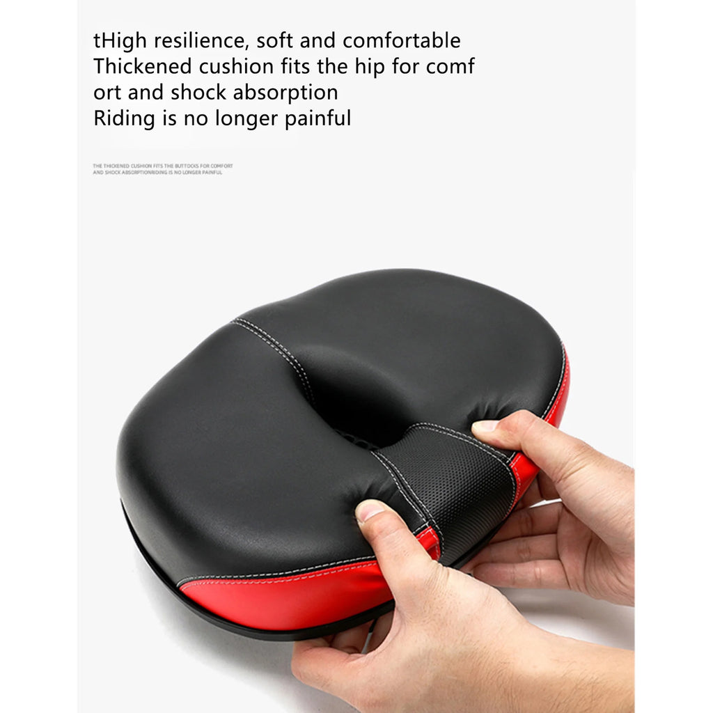 PU Leather Bike Saddle with Gel Foam Pad L4162