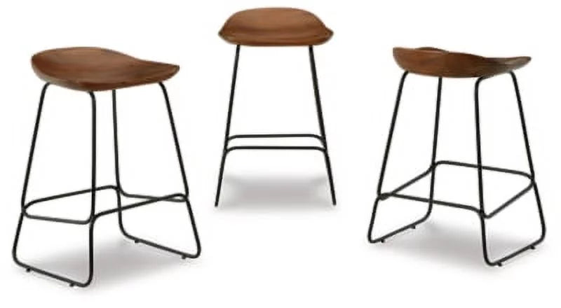 Counter Height Stool Brown/Black C8025