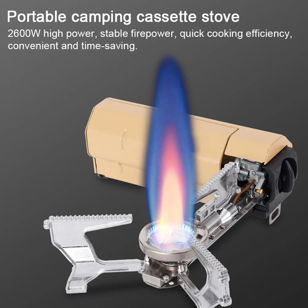 Portable Butane Camping Stove 2600W with Carrying Bag N653