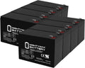 12 Volt 9 AH SLA Battery - Pack of 8 O149227