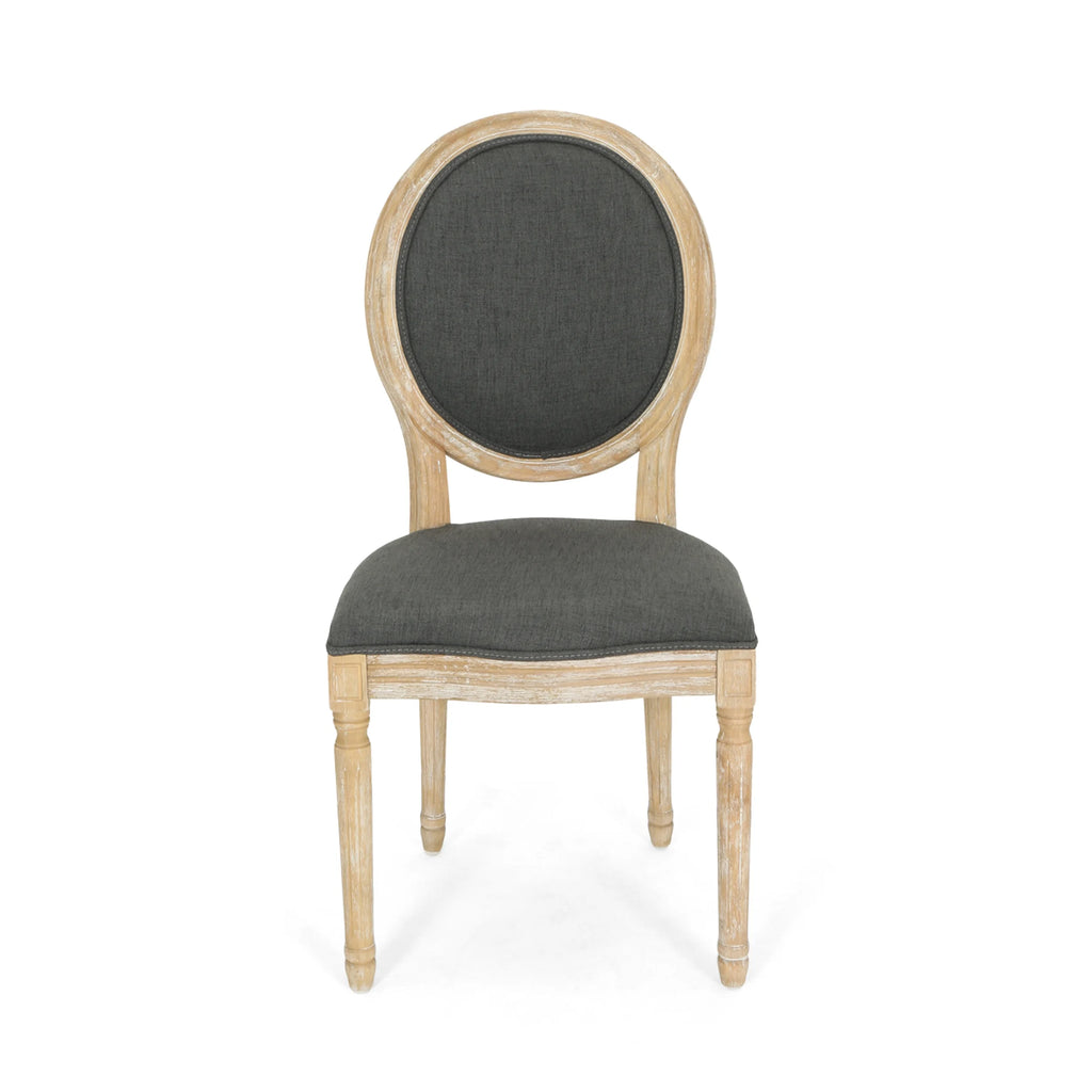 French Country Fabric Dining Chairs, Set of 4 T57667