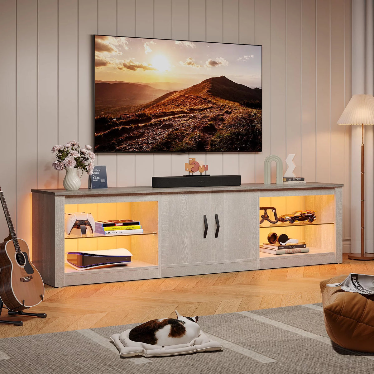 Wash Grey TV Stand O203892