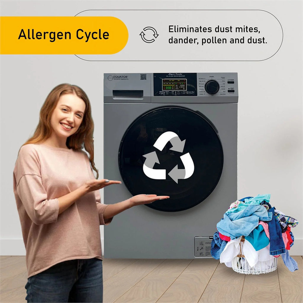Compact 110V Vented/Ventless 15 lbs Washer Dryer A517236