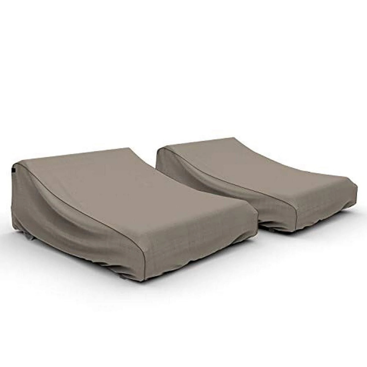 Double Black Ivory Patio Chaise Cover (2 Pack) W95140