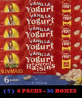 Vanilla Yogurt Covered Raisins 30 Boxes Z76973