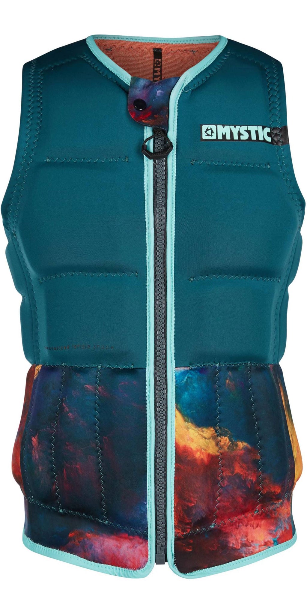Front Zip Wake Impact Vest Teal K817