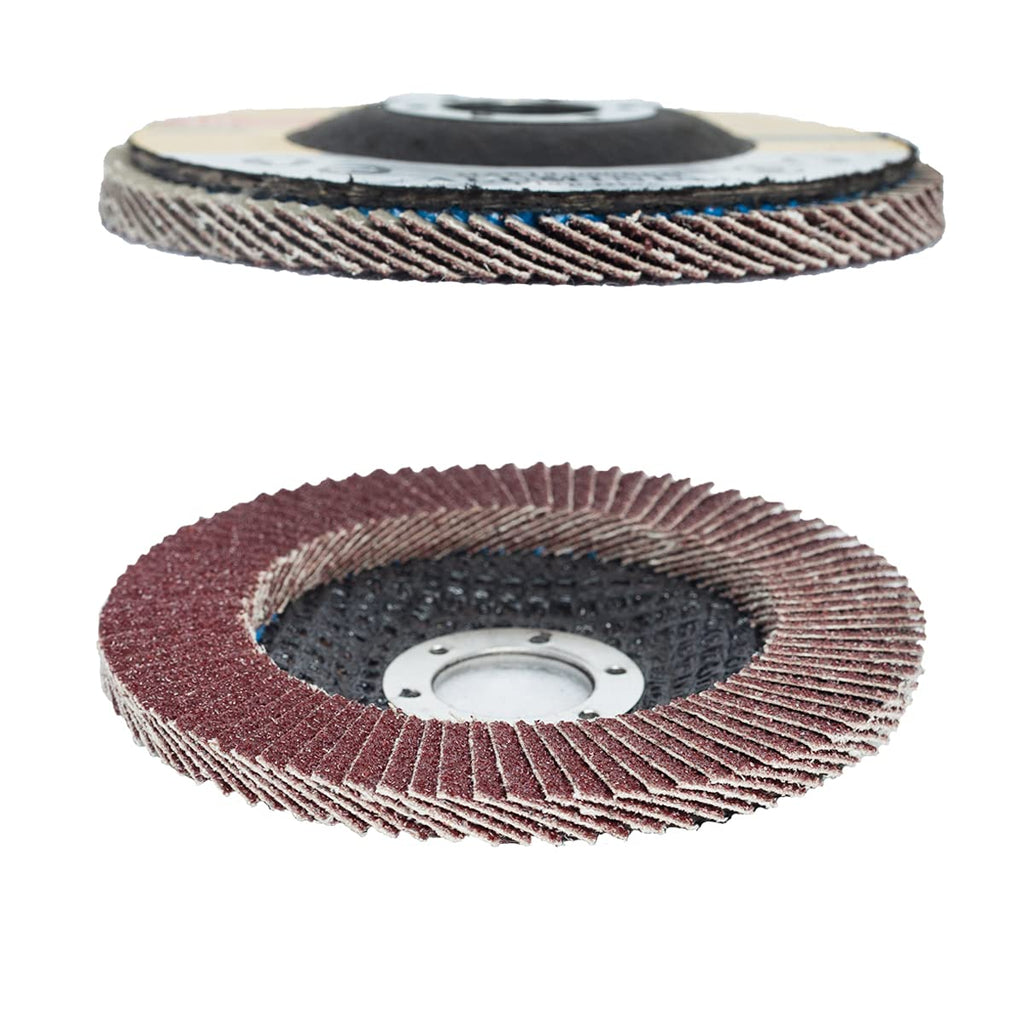 4.5" x 7/8" 50 Pack 40 Grit Type 27 Aluminum Oxide Abrasive Sanding Disc Z799593
